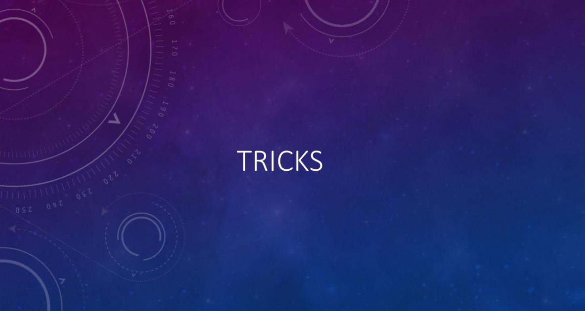 भैषज्यकल्पना के योग (Tricks)