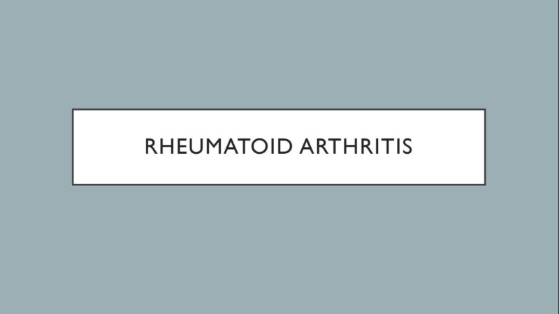 Rheumatoid Arthritis
