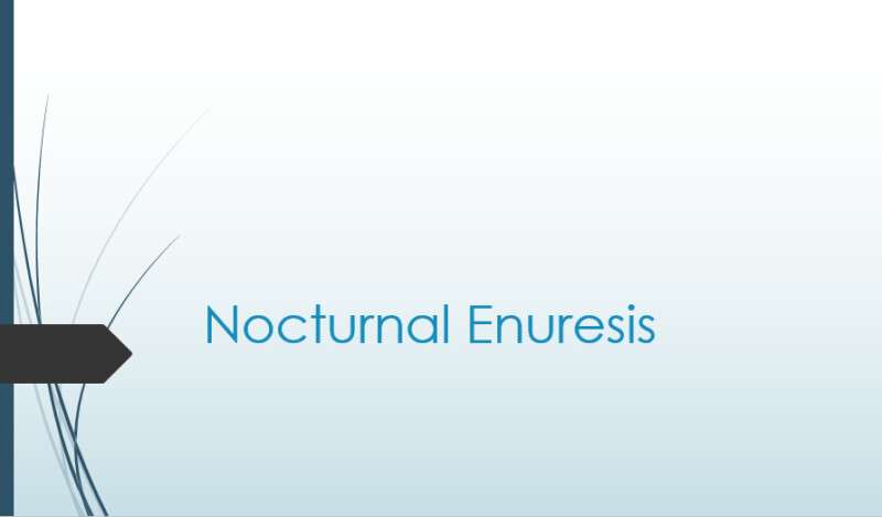 Nocturnal Enuresis