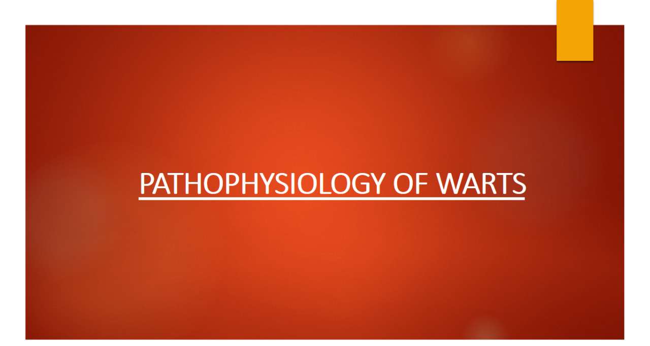 Pathophysiology Of Warts
