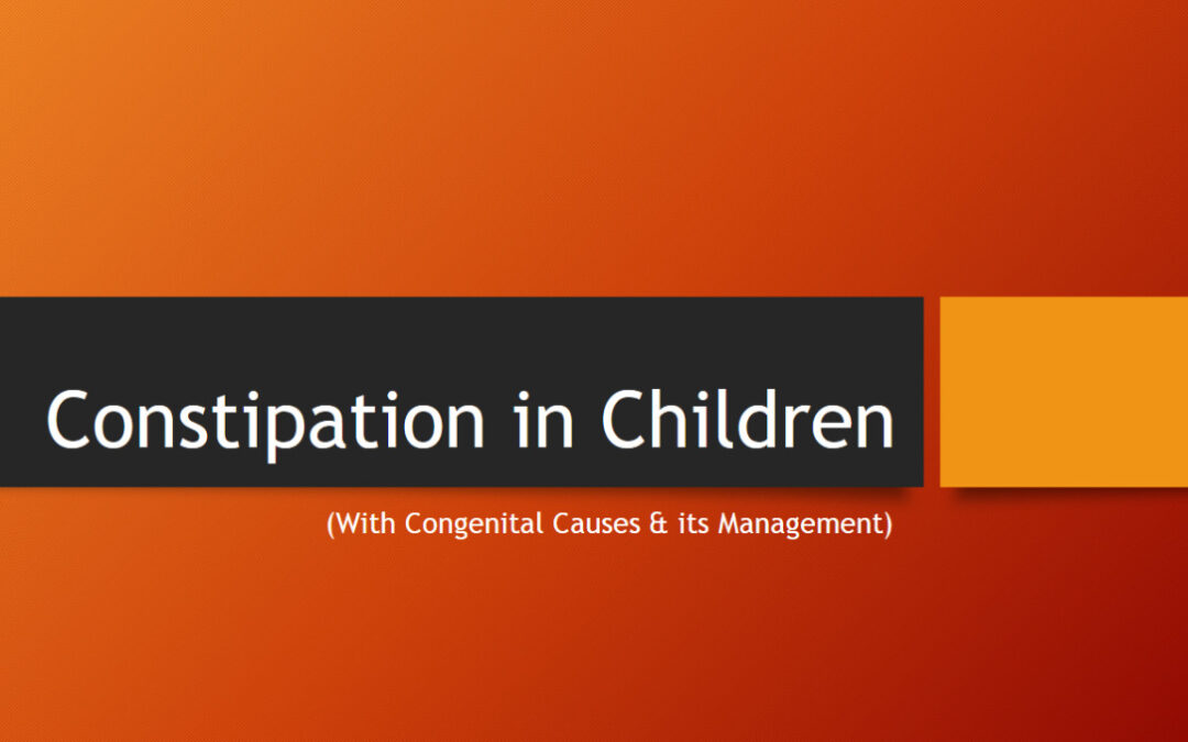 Constipation in Children