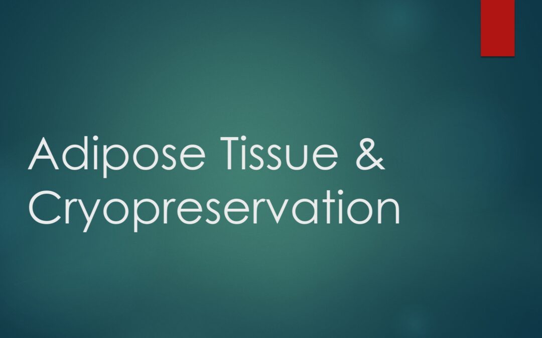 Adipose Tissue & Cryopreservation
