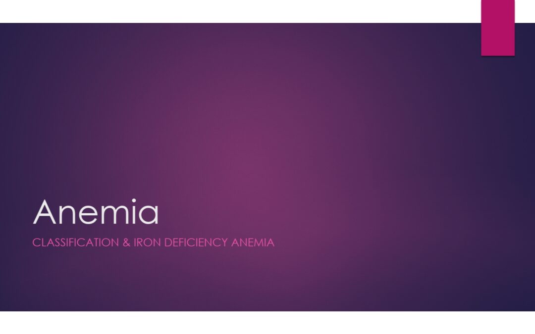 Anemia