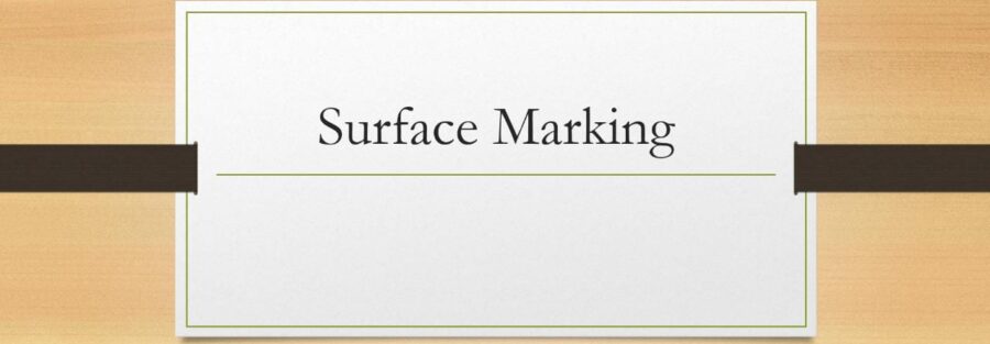 surface marking article