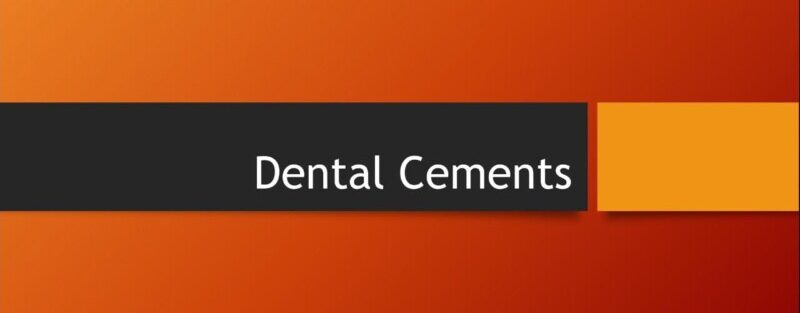 dental cements
