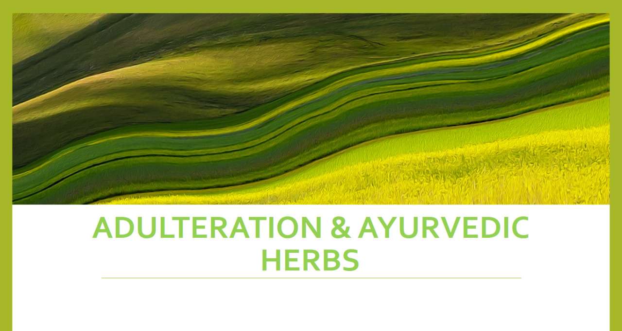 Adulteration