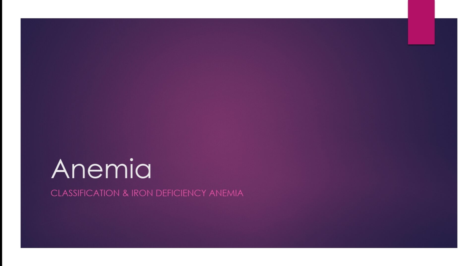 Anemia