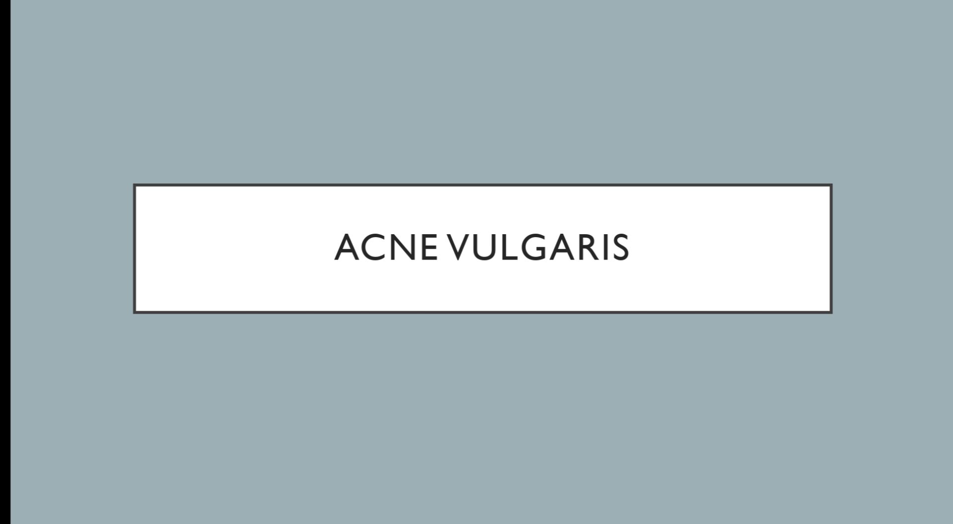 Acne