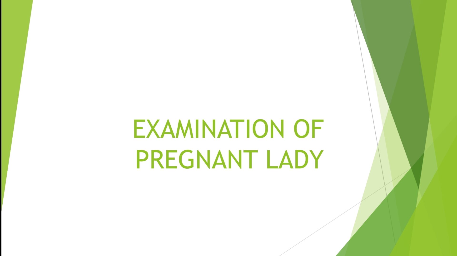 Pregnant lady