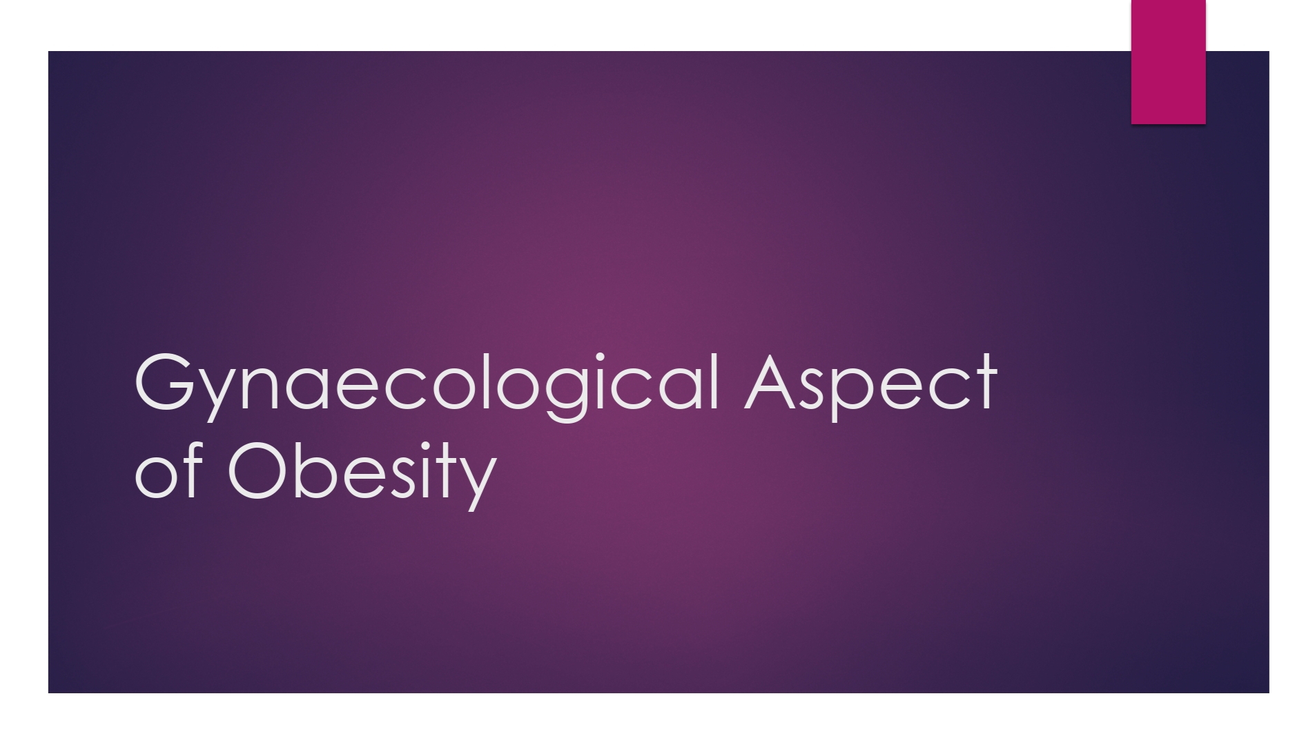 Obesity