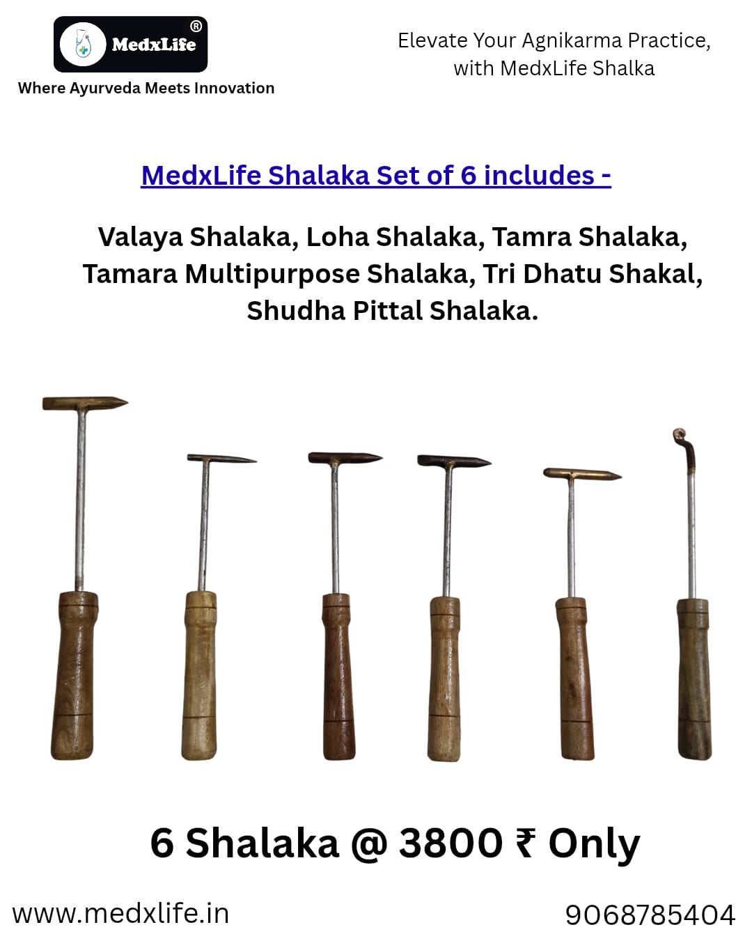 Agnikarma Shalaka Set